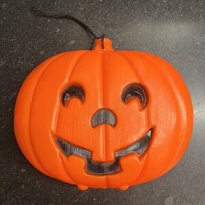 Vtg 1990s Blinky 9" Blow Mold Jack O'Lantern Halloween Pumpkin No Light